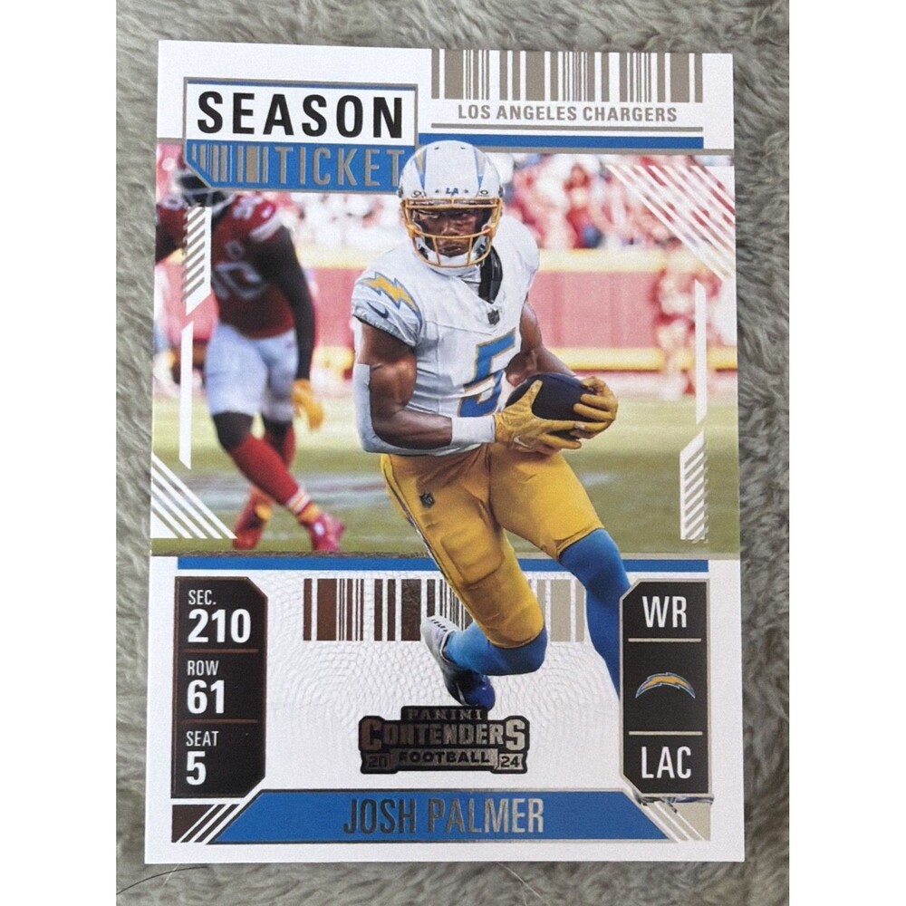 2024 Panini Contenders - Season Ticket Josh Palmer #56 Retail